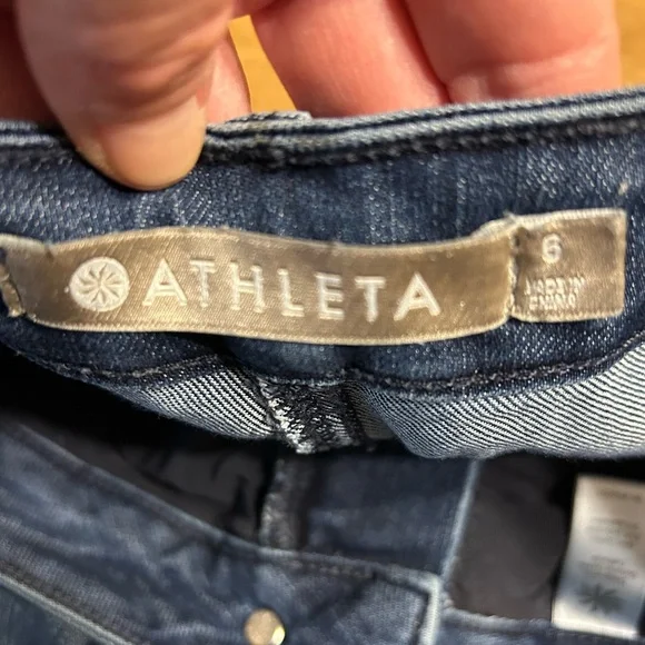 Athleta Sculptek Skinny Jeans Size 6 Mid Rise Dark Wash 29 x 28 338322
X - Picture 5 of 13
